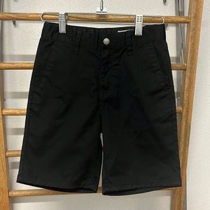 Volcom Boys Frickin Chino Short Black Size 7